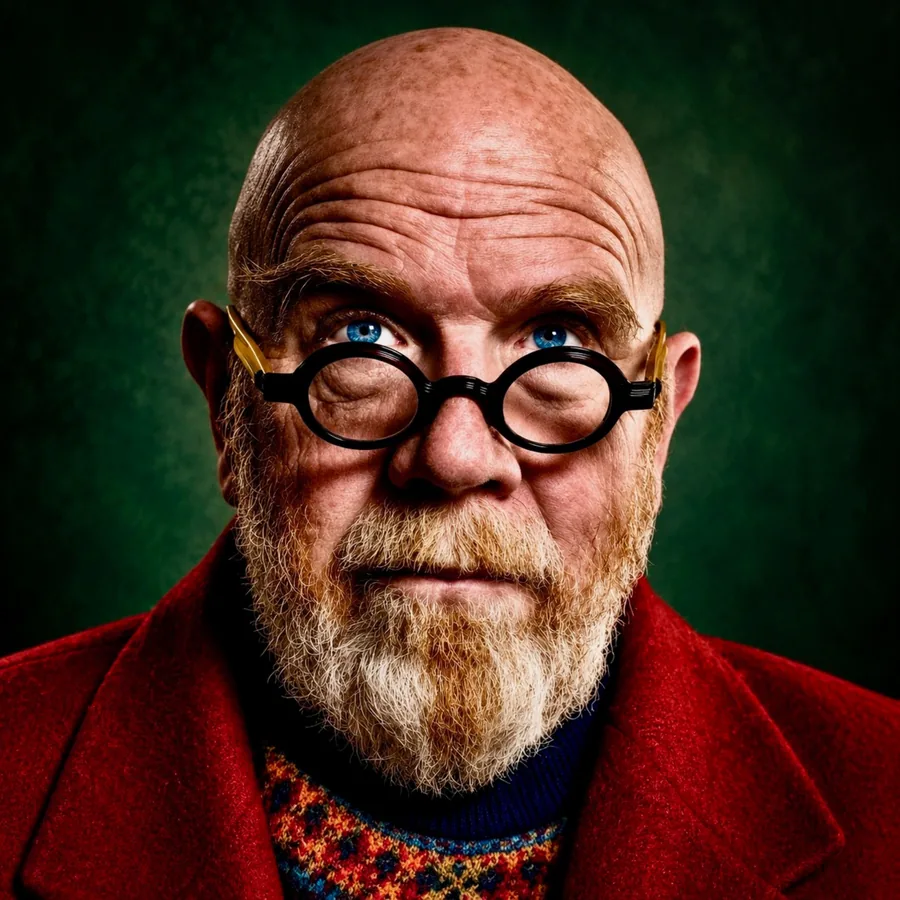 Chuck Close, as the Duke imagines him or her