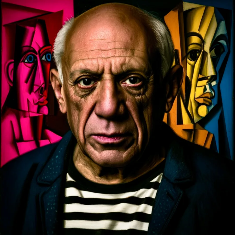 Pablo Picasso, as the Duke imagines him or her