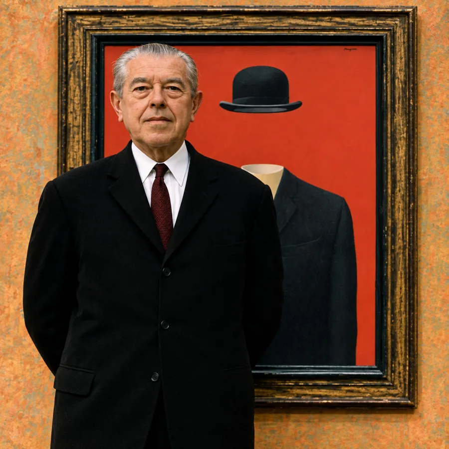 René Magritte, as the Duke imagines him or her