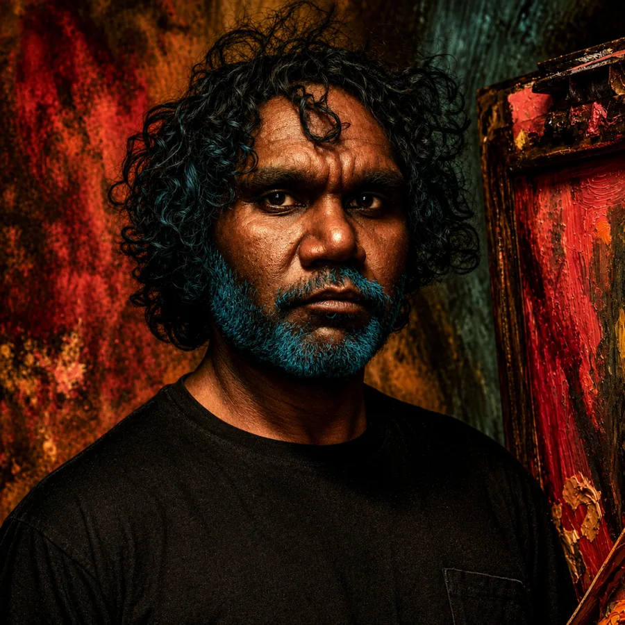 Vincent Namatjira, as the Duke imagines him or her