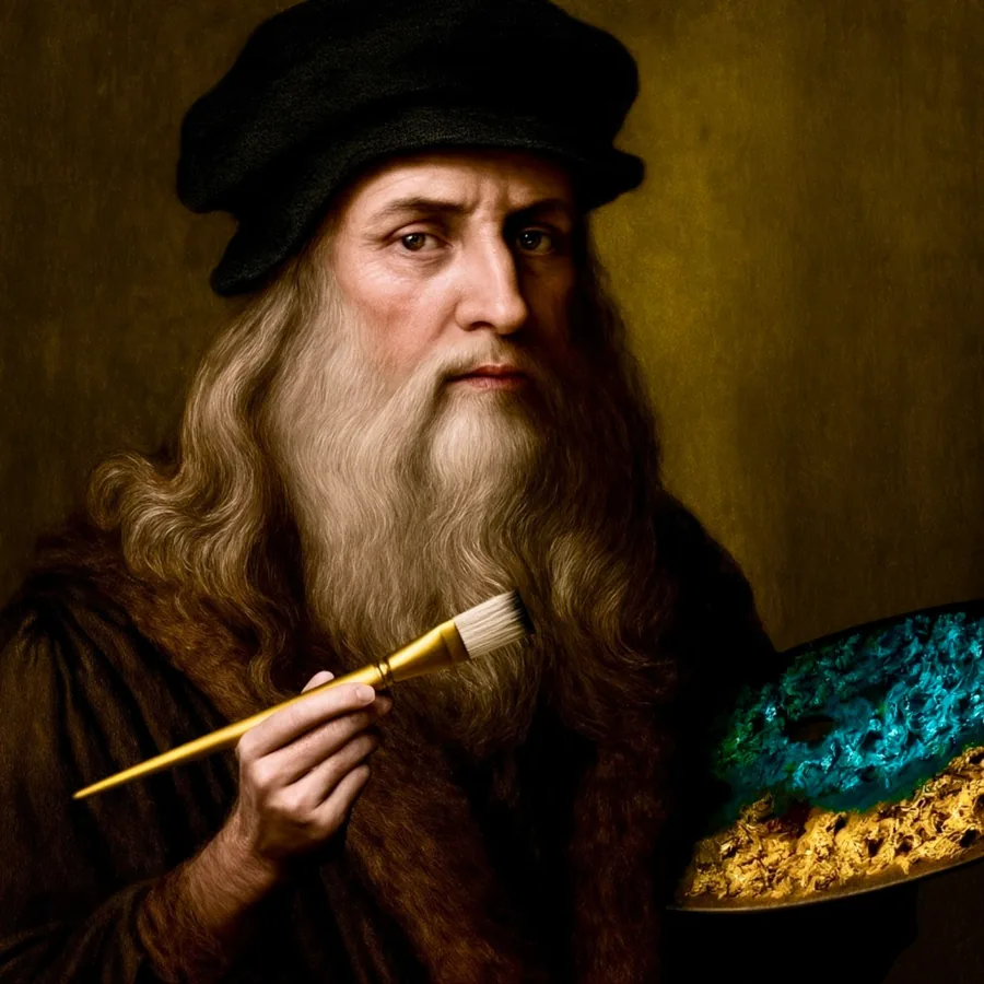 Leonardo da Vinci, as the Duke imagines him or her