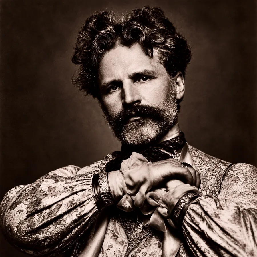 Alphonse Mucha, as the Duke imagines him or her