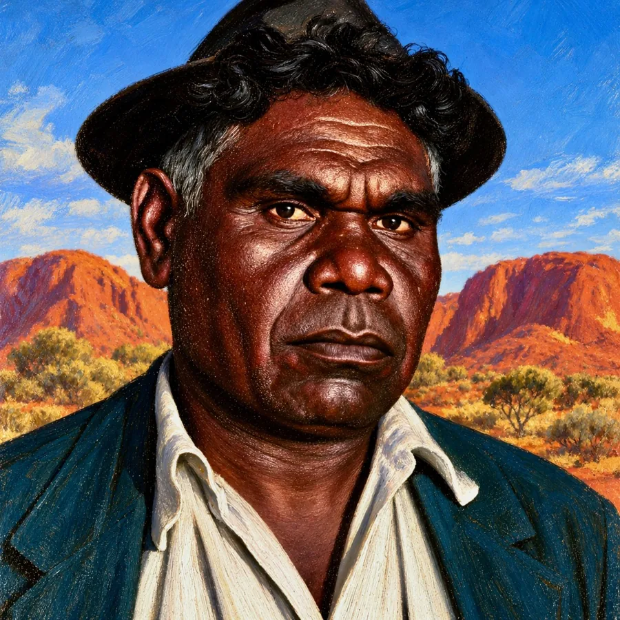 Albert Namatjira, as the Duke imagines him or her