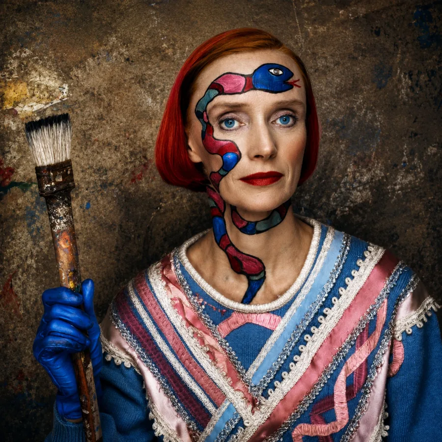 Niki de Saint Phalle, as the Duke imagines him or her